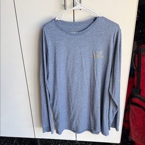 Vineyard Vines Heather Blue Long Sleeve Shirt